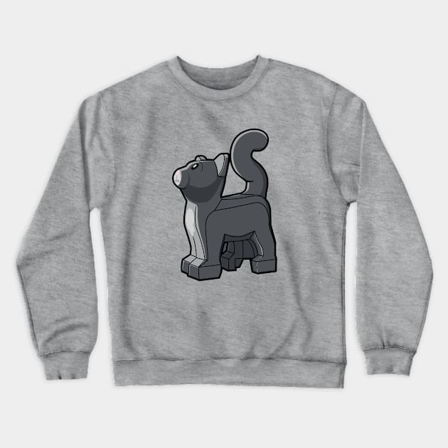 LEGO Cat (Dark Grey) Crewneck Sweatshirt by schultzstudio